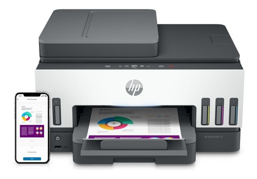 Multifuncional Hp Smart Tank 790 Tinta Continua Color Wi-fi Blanco/gris