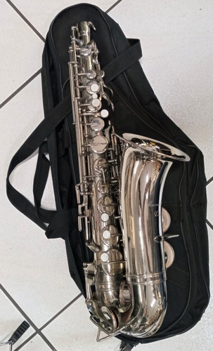 Saxofone Alto Ormand Paris Com Boquilha Ton Krisley E Bag