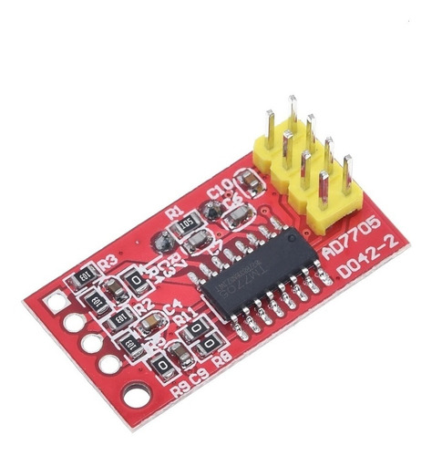 Imagen 2 de 6 de Módulo Adc, Spi Ganancia Programable, 16 Bits, Ad7705