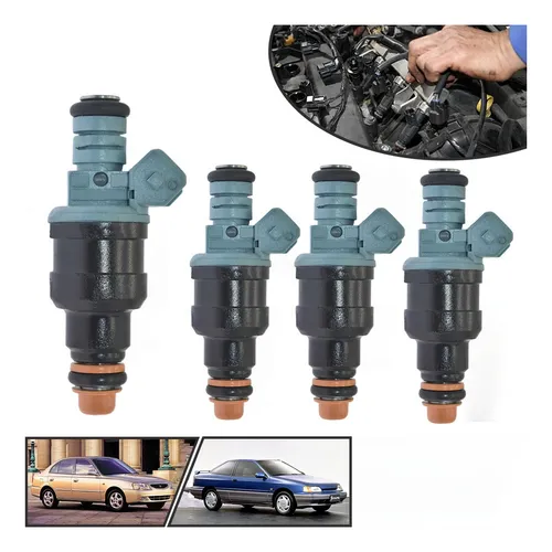 4pcs Inyectores De Combustible For Hyundai Accent Scoupe Ls