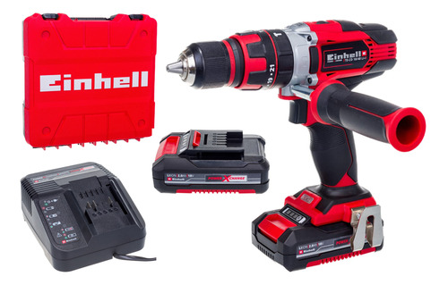 Taladro Atornillador Inalámbrico Einhell 18v Percutor Kit