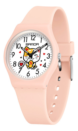 Reloj De Cuarzo Sanda Cute Cartoon Para Niños Y Niñas 6139