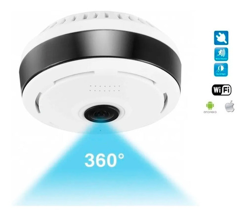 Camara Ip Panoramica Microfono 360° Vision Nocturna Wifi P2p