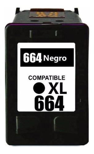 Cartucho Compatible Alto Rendimiento 664xl Negro