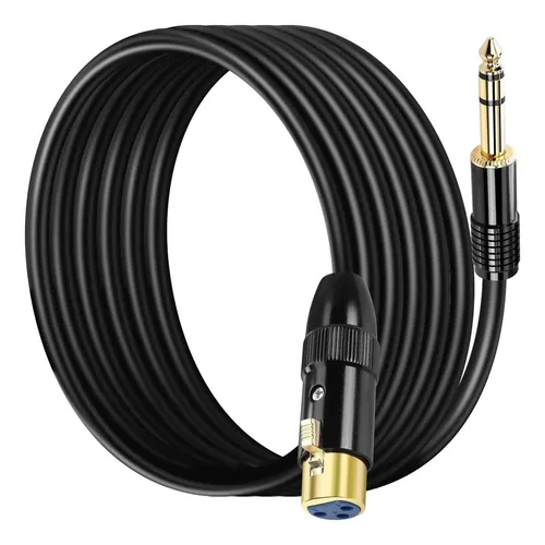Pngknyocn 6 Pies Trs A Xlr Cable De Audio Estéreo, 635 Mm A | Cuotas ...