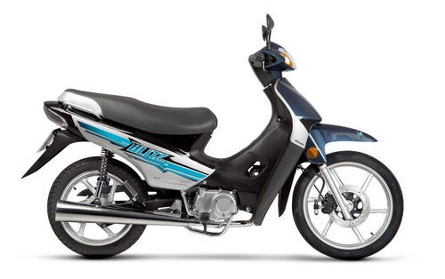 Imagen 16 de 19 de Motomel Blitz Full Con Alarma 110 V8 Gris 2023 0km Ap Motos