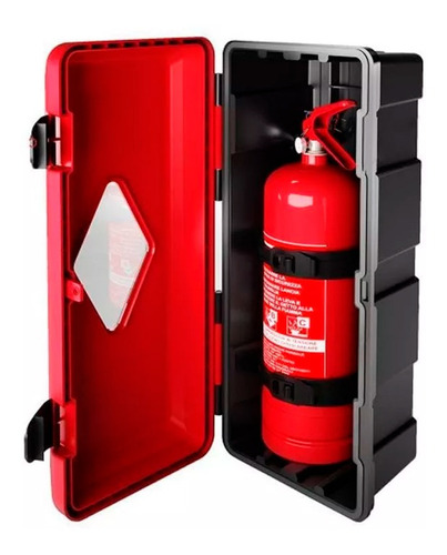 Caixa Abrigo P/extint. Em Poliprop. 8kg /12kg C/alça Interna