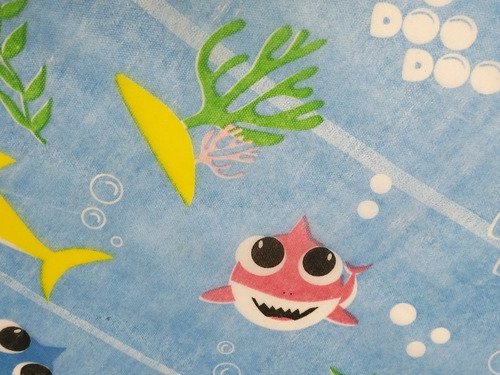Tnt Estampado Five Shark Azul 5 M X 1,40 M