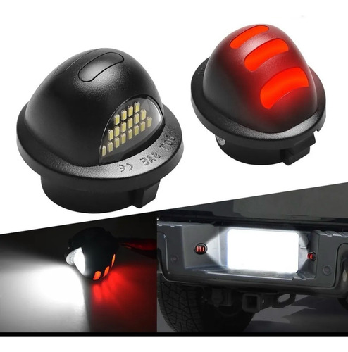 Set 2 Lamparas Luz Led Porta Placa Ford F150 F250 1999-2016