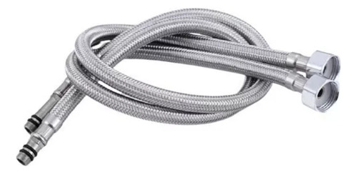 Canilla Monomando 1/2x 1/4 40 Cm Metálica ( Pack De 2 Unida