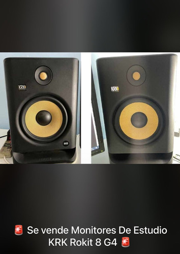 Monitores De Estudio Krk Rokit 8 G4