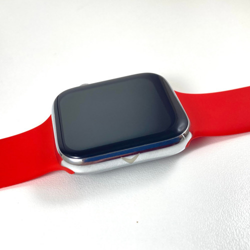 Malla Smart Watch 42 44 Mm Silicona Rojo 4.2 Cm