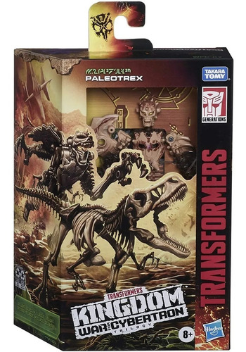 Imagen 1 de 9 de Transformers - Paleotrex - Clase Viajero - Kingdom - Hasbro