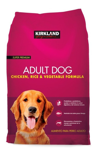 Imagen 1 de 4 de Kirkland Signature Alimento Perro Adulto Pollo/arroz 18.1kg