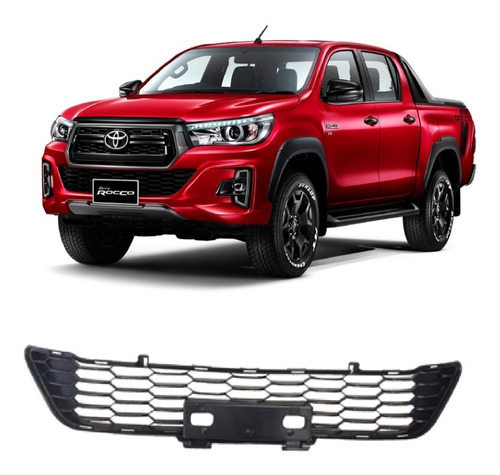 Grilla Central Paragolpes Toyota Hilux 2019/ 