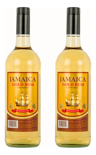 Ron Jamaica Gold 1l Zetta Bebidas X 2 