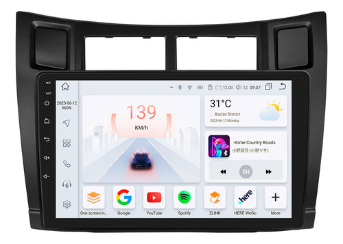 Estéreo Carplay 2+32g Para Toyota Yaris 2005-2012