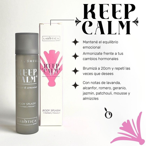 Imagen 3 de 8 de Kit X 2 Labotica Splash Aromaterapia Good Karma Keep Calm
