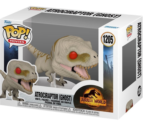 Atrociraptor Ghost Funko Pop Jurassic World 1205