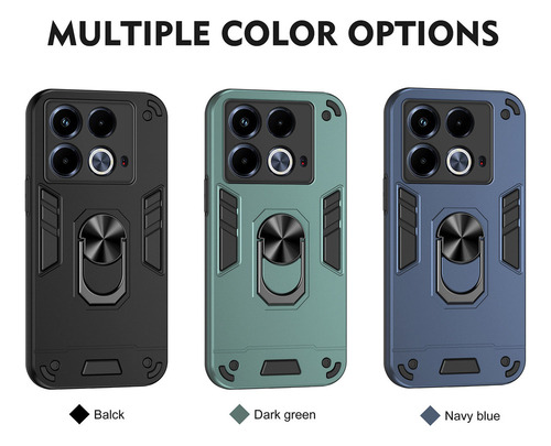 Capa Para Infinix Note 40 4g Brave Com Trocador + Mica