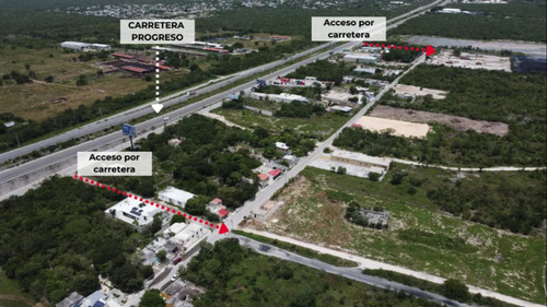 Terreno Con Acceso A La Carretera Merida - Progreso En Venta En Paraíso,progreso