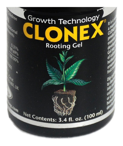 Clonex Rooting Gel De Enraizamiento, 100 Ml.