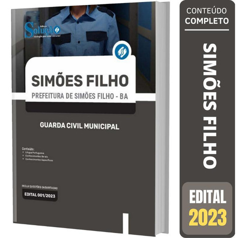 Apostila Concurso Simões Filho Ba - Guarda Civil Municipal