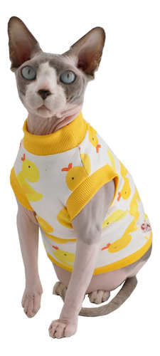 Sphynx - Camisetas De Algodón De Verano Para Gatos Sin Pel.