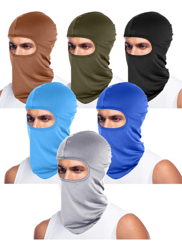 Tatuo - Pasamontaas Balaclava Con Proteccin Solar Uv (6 Unid