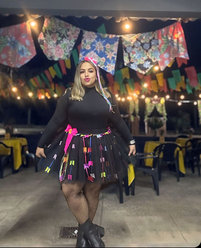 Saia Curta Junina Luxo