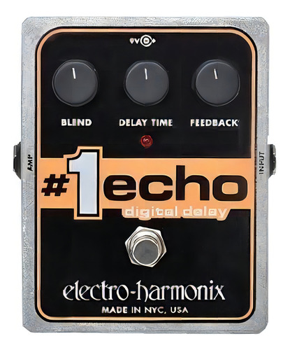Pedal Electro Harmonix #1 Echo Digital Delay - Oddity Color Plateado