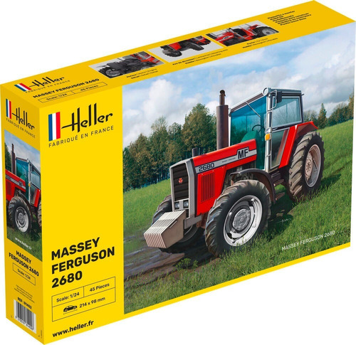 Trator Massey Ferguson 2680 - 1/24 Heller Kit Para Montar