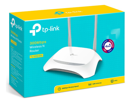 Tp-link Router Inalambrico Tl-wr840n Wi-fi 2,4 Ghz 300mbps