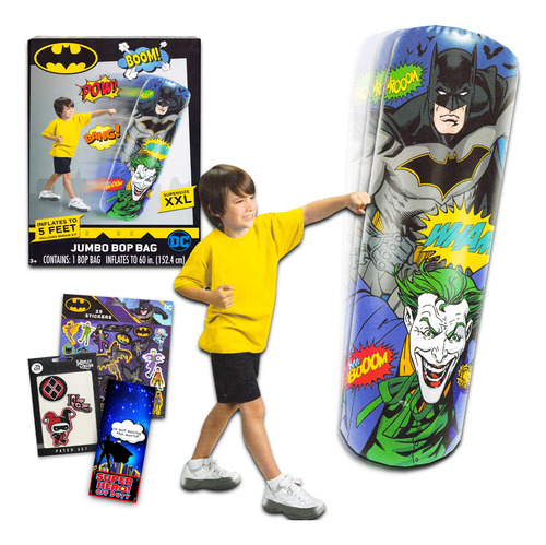 Batman Bop - Juego De Bolsa Para Nios, Paquete Con Saco De B