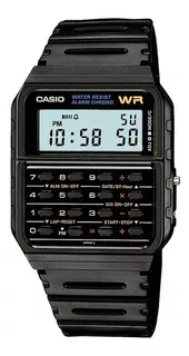 Reloj Calculadora Casio Ca53 Retro Vintage Alarma Cronometro Color De La Correa Negro