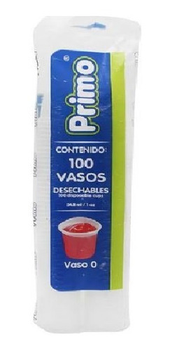 Vaso #0 Marca Primo 1 Onza