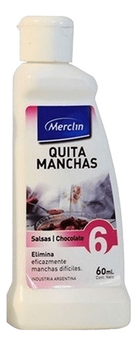 Quita Manchas Salsas Y Chocolate Merclin 60ml H Y T 