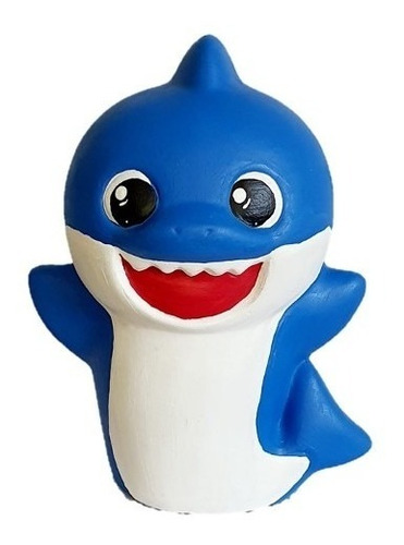 Alcancia Tipo Baby Shark Azul