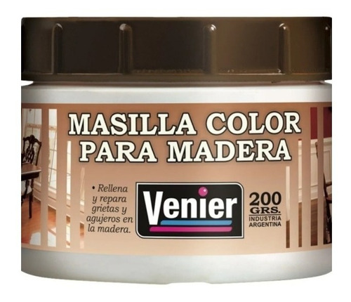 Masilla Para Madera Venier 200grs - Ferreteria Capurro