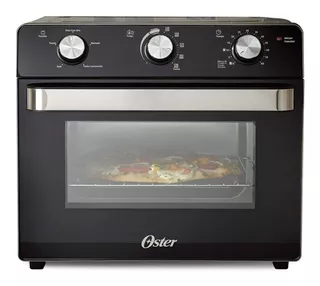 Horno Tostador Y Freidora Sin Aceite Oster 22 Lt Nuevo Negro