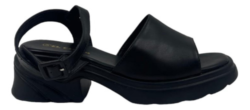 Sandalia Negra Plataforma Mujer Z20-f1241