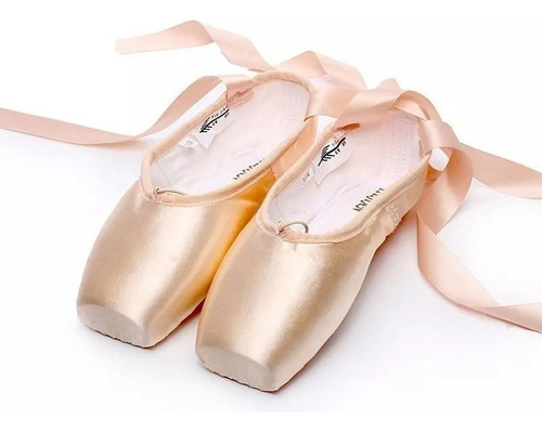 Zapatos De Punta Zapatillas De Ballet De Vendaje Para Ni