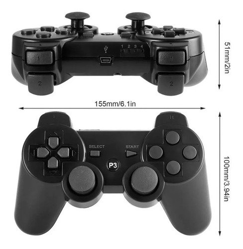 Joystick Playstation 3 Inalámbrico Doubleshock Play 3 Ps 3