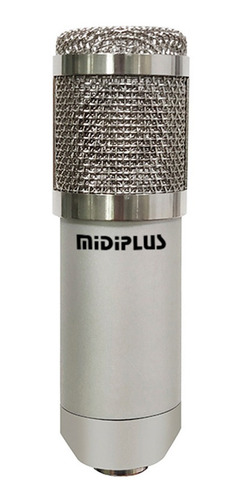Imagen 7 de 10 de Kit Micrófono Condenser Profesional Midiplus Usb800 Gris