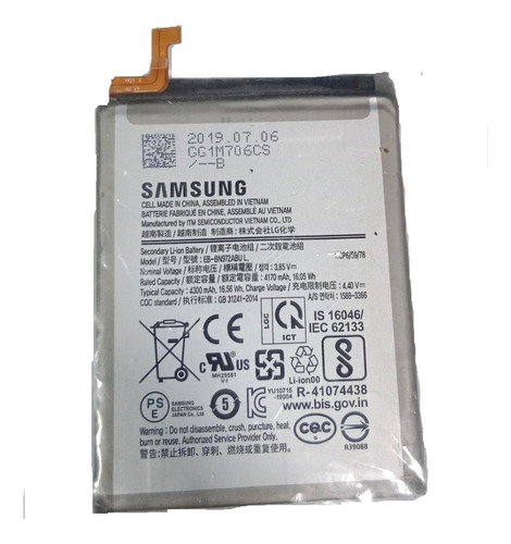 Bateria Pila Para Samsung Note 10 + Plus Original Desmontada