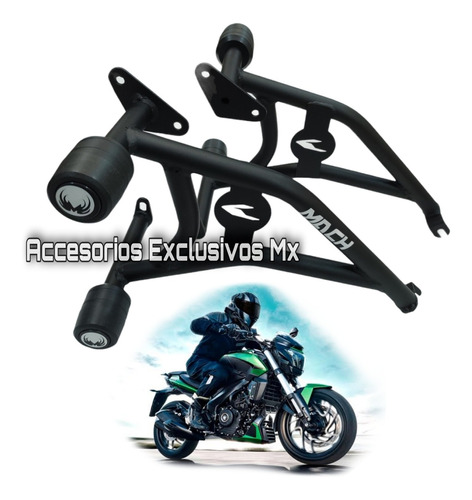 Sliders Dominar 400 Stunt Reforzados Acero Protector Defensa