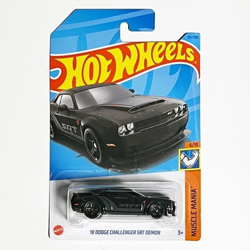 Hot Wheels Carro Dodge Challenger Srt Demon Coleccionable