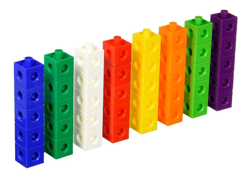 Imagem 1 de 5 de Cubos De Encaixe (linked Cubes) - Mat. Tridimensional - Mmp