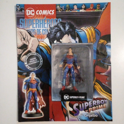 Revista + Figura Coleccionable Dc Comics. Superboy - Prime.
