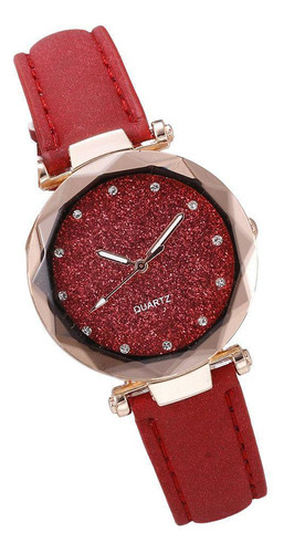 Reloj Ella Quartz de 40 mm para mujer, color rojo